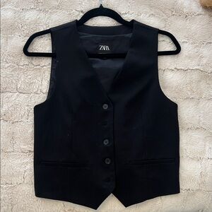 Zara Classic Black Vest